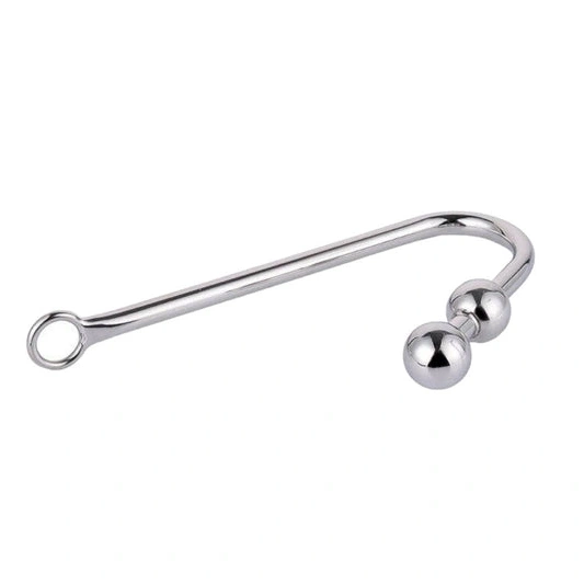 Two Pleasurable Anal Stainless Hook 4417 Balls Steel 0124